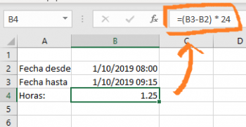 Cómo calcular la cantidad de horas entre dos fechas en Excel - Excel ...